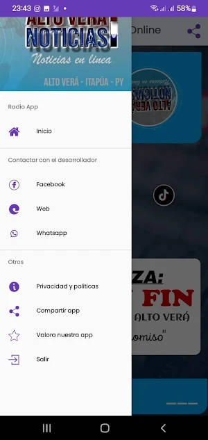 Alto Vera Online Screenshot 1