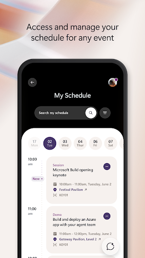 ​Microsoft Events Screenshot 3