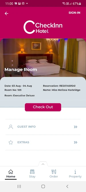 Check Inn Hotels Screenshot 2