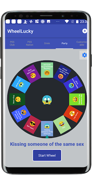 Spin the wheel, Party Game, Random Football Team Screenshot 3
