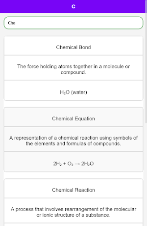 Chemistry Dictionary Screenshot 3