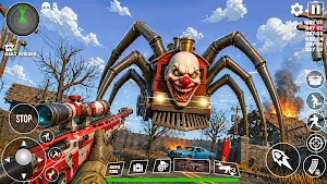 Scary Train Spider Train Game Screenshot 0