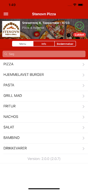 Stenovn Pizza Screenshot 0