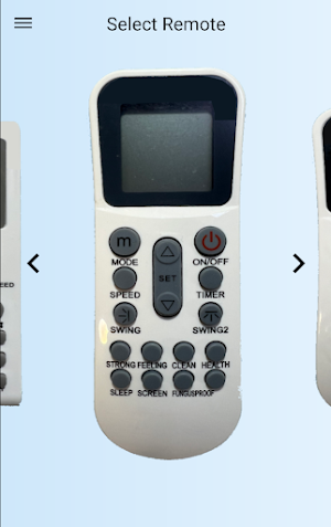 AC Remote For Aux Screenshot 1