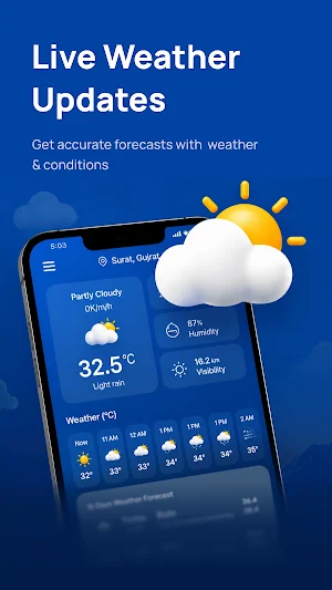 Live Weather Forecast & Alerts Screenshot 0