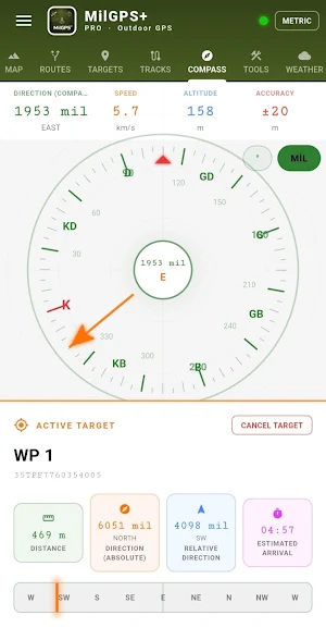 MilGPS+ Screenshot 3