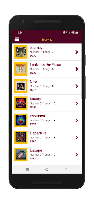 Journey Lyrics & Wallpapers Screenshot 1