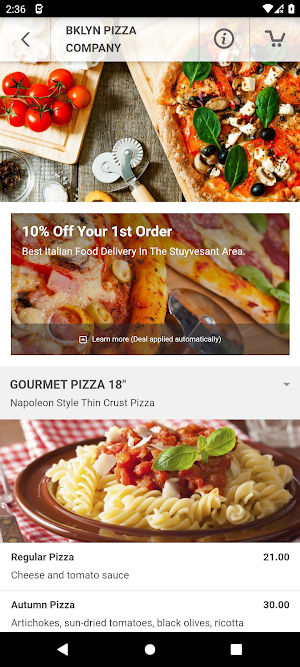 BKLYN PIZZA Co. Screenshot 2