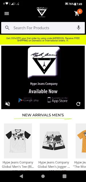Hype Jeans Company Screenshot 0