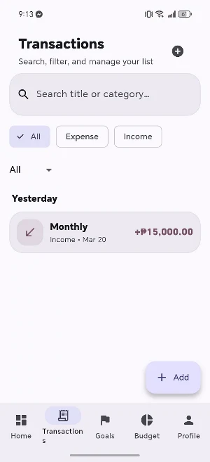 Finora - AI Finance Tracker Screenshot 2