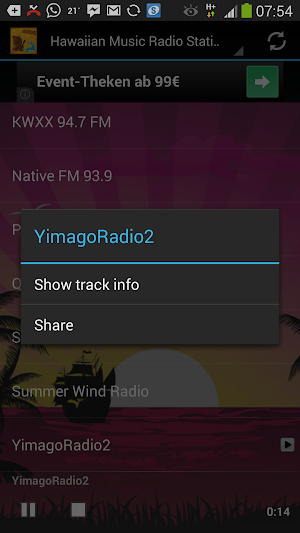 Hawaiian Music Radio Stations Screenshot 1