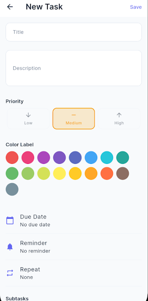 Nexora: To-Do List & Goals Screenshot 1