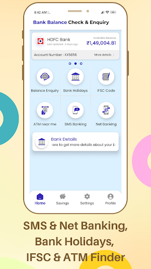 Bank Balance Check - Passbook Screenshot 1