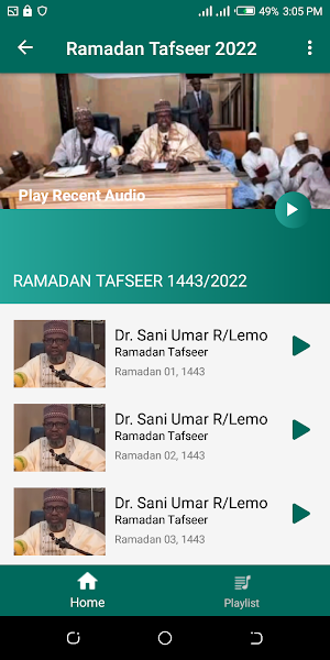 Tafseer 2022 - Dr. Sani Umar Screenshot 1