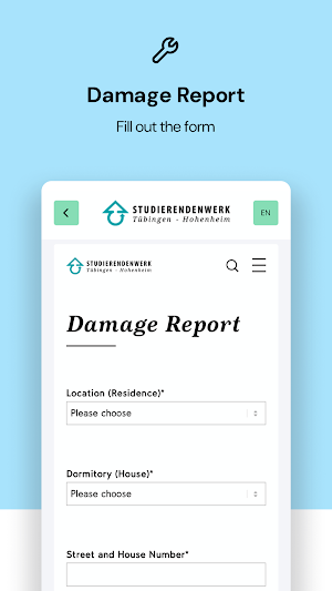 Studierendenwerk Tübingen Screenshot 2