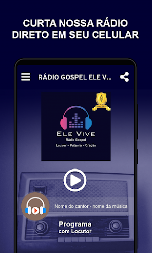 RÁDIO GOSPEL ELE VIVE Screenshot 1