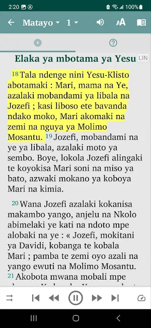 BIBLE NA NGAI, Bible Lingala Screenshot 1