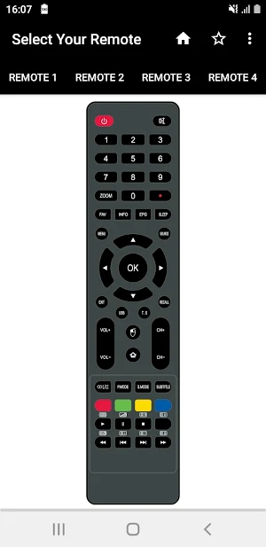 Skyline TV Remote Screenshot 1