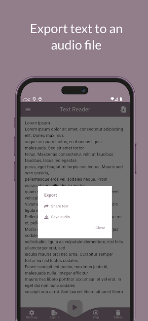 Text Reader: Text to Speech Screenshot 3