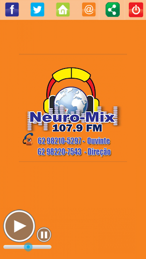 Web Rádio Neuro Mix Online Web Screenshot 1