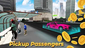 Passengers City Taxi Driver 3D Screenshot 3