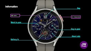JW119 jwstudio watchface Screenshot 1