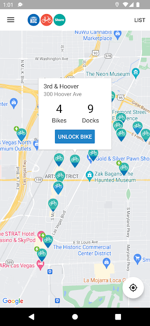 RTC Bike Share Screenshot 0