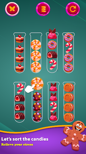 Candy Sort: Sweet Sorting Game Screenshot 1