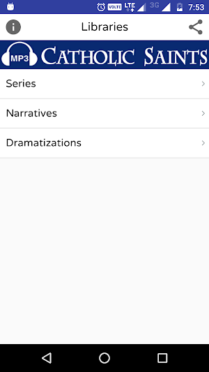 Catholic Saints Bios and Stories Audio Collection Screenshot 1
