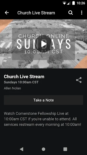 Cornerstone | Allen Nolan Screenshot 2