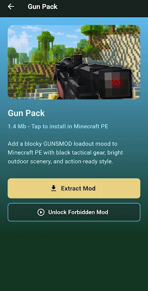 Gun Mod for Minecraft MCPE Screenshot 3