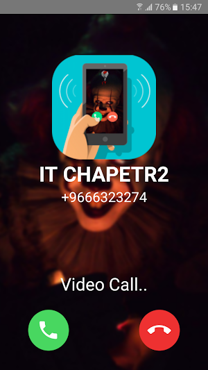 Scary Evil Clown Fake Call Video : Pennywise It 2 Screenshot 3