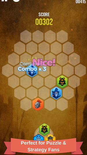 Hexa Phalanx - Merge Puzzle Screenshot 1
