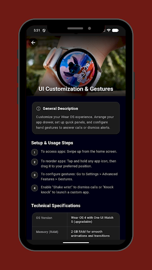 galaxy watch 6 app guide Screenshot 1