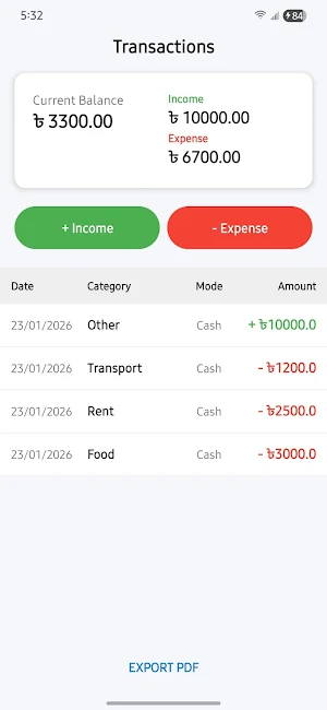 myInExPro Screenshot 2