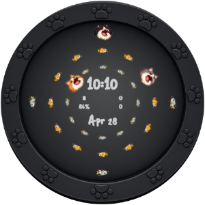 Paws Orbit - Watch Face Screenshot 1