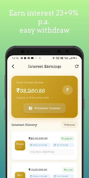 Goldway : Digital saving app Screenshot 3