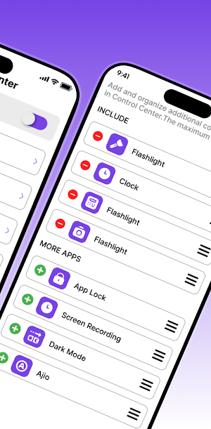 Control Center Simple Screenshot 1