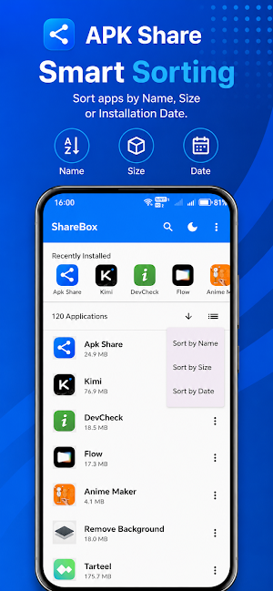 Share App & APK Share Screenshot 3