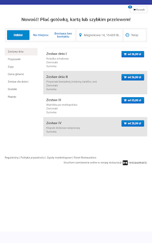 Biesiadna Białystok Screenshot 2