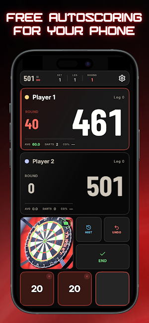 Darteer: Automatic Dart Scorer Screenshot 0