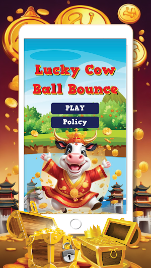 Lucky Cow Ball Bounce Screenshot 2