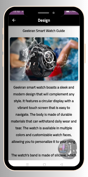 Geekran Smart Watch Guide Screenshot 3
