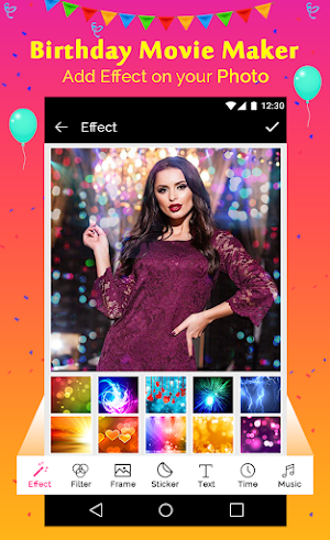 Birthday Video Maker With Song Screenshot 3