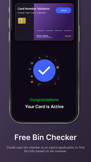 Credit and Debit Card Checker Screenshot 2