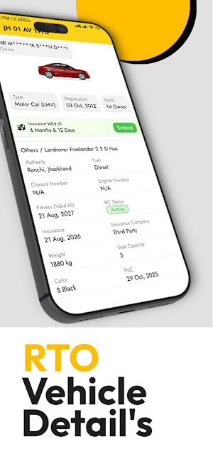 Vehicle Info - RTO, Challan Screenshot 1