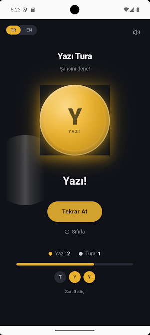 Yazı Tura - Coin Flip Screenshot 2