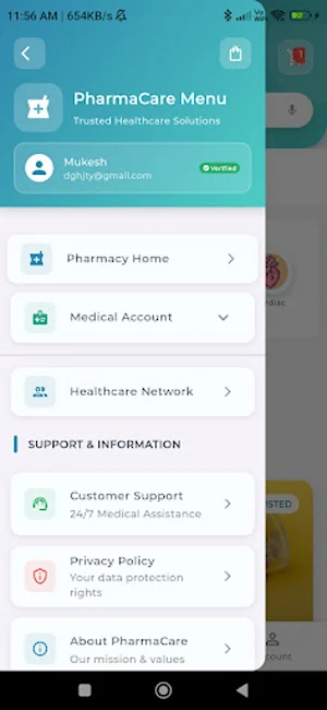 Pharmacy App Screenshot 1