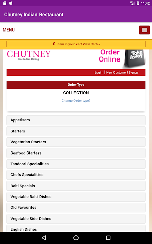 Chutney Indian Restaurant Screenshot 2