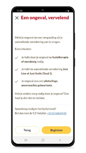 Just zorgverzekering Screenshot 3